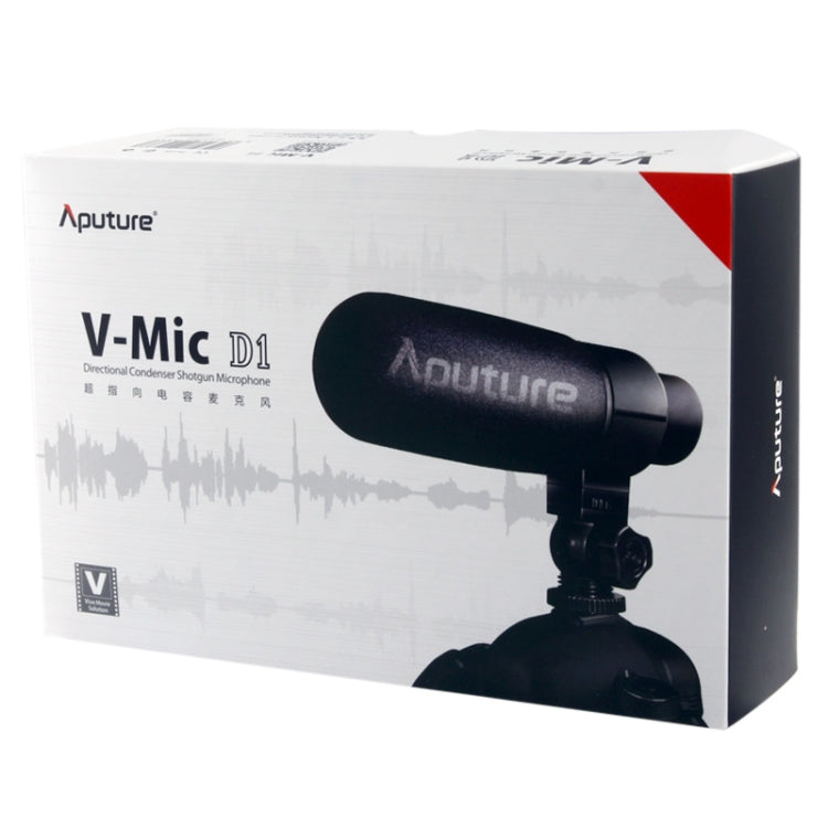 Aputure V-MIC D1 Directional Condenser Shotgun Microphone, Support 360 Degree Pan / 180 Degree Tilt - free shipping - PMC TechLife - Order now!