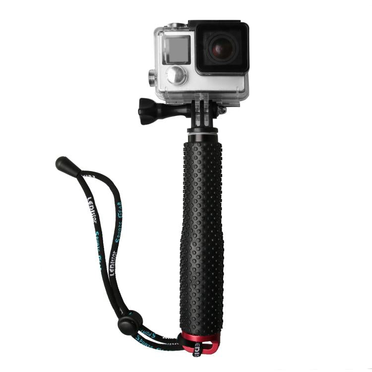 Handheld 49cm Extendable Pole Monopod with Screw for GoPro, Insta360, DJI and Other Action Cameras(Red) - Extendable Pole by PMC TechLife | Online Shopping South Africa | PMC TechLife | Buy Now Pay Later Mobicred