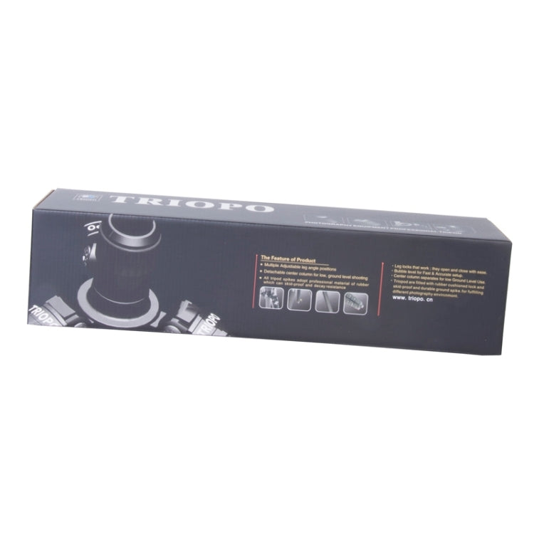Triopo MT-2804C Adjustable Portable Aluminum Tripod with NB-2S Ball Head for Canon Nikon Sony DSLR Camera(Black) - free shipping - PMC TechLife - Order now!
