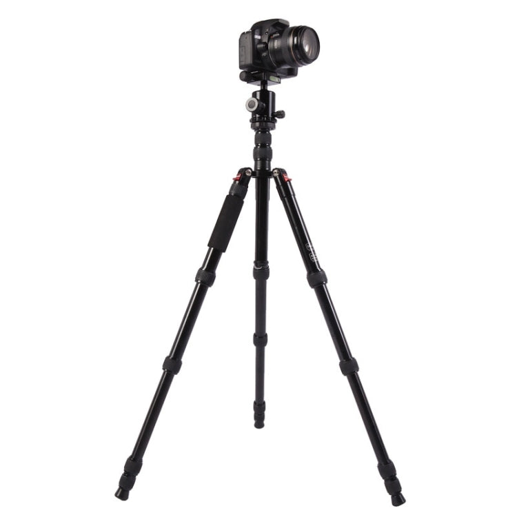 Triopo MT-2805C Adjustable Portable Aluminum Tripod with NB-2S Ball Head for Canon Nikon Sony DSLR Camera(Black) - free shipping - PMC TechLife - Order now!