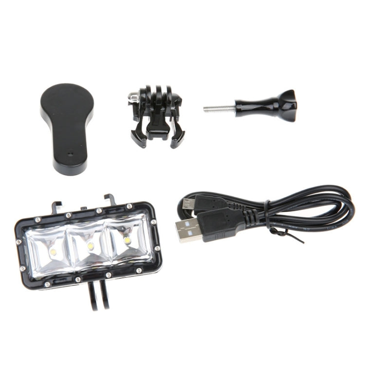 SupTig 30M Waterproof 300LM Video Light for GoPro, Insta360, DJI and Other Action Cameras(Black) - Waterproof Light by PMC TechLife | Online Shopping South Africa | PMC TechLife | Buy Now Pay Later Mobicred