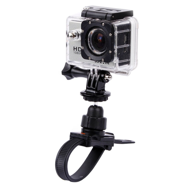 Camera Mount Tripod Holder with Head strap / Helmet Hat for GoPro HERO4 / 3+ / 2 & 1,XiaoMi YI,SJCAM SJ4000 / SJ5000 / SJ6000 / SJ7000 / Kjstar Sport Camera(Black) - Helmet Mount by PMC TechLife | Online Shopping South Africa | PMC TechLife | Buy Now Pay Later Mobicred