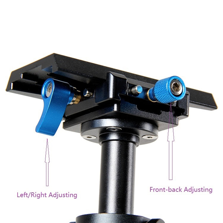 YELANGU S40L 40cm Aluminum Alloy Handheld Stabilizer for DSLR Camera DV(Black) - free shipping - PMC TechLife - Order now!