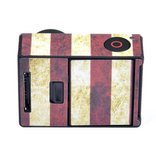 Retro US Flag Pattern Case Sticker for GoPro HERO3+ /3 - Stickers by PMC TechLife | Online Shopping South Africa | PMC TechLife | Buy Now Pay Later Mobicred