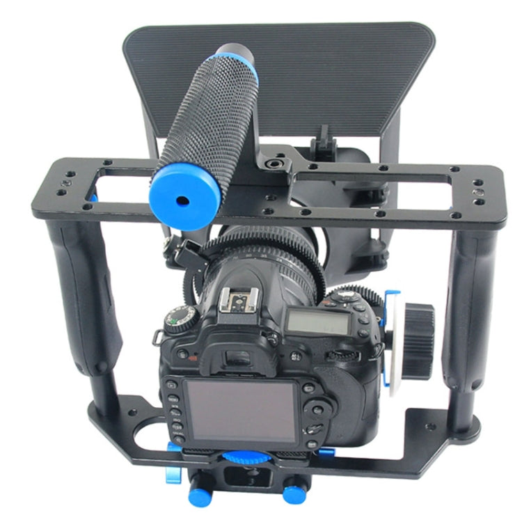 YELANGU YLG1103A-B Large Handle Video Camera Cage Stabilizer + Matte Box Kit for DSLR Camera / Video Camera - free shipping - PMC TechLife - Order now!
