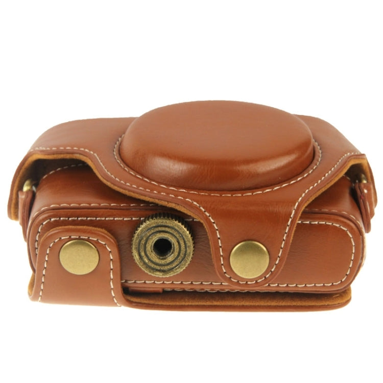 Retro Style PU Leather Camera Case Bag with Strap for Sony RX100 M3 / M4 / M5(Brown) - free shipping - PMC TechLife - Order now!