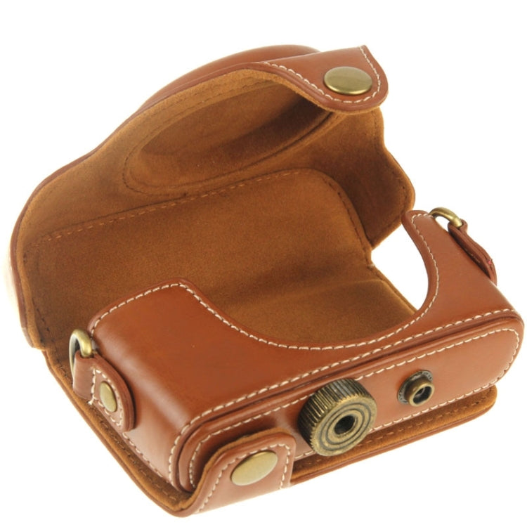 Retro Style PU Leather Camera Case Bag with Strap for Sony RX100 M3 / M4 / M5(Brown) - free shipping - PMC TechLife - Order now!