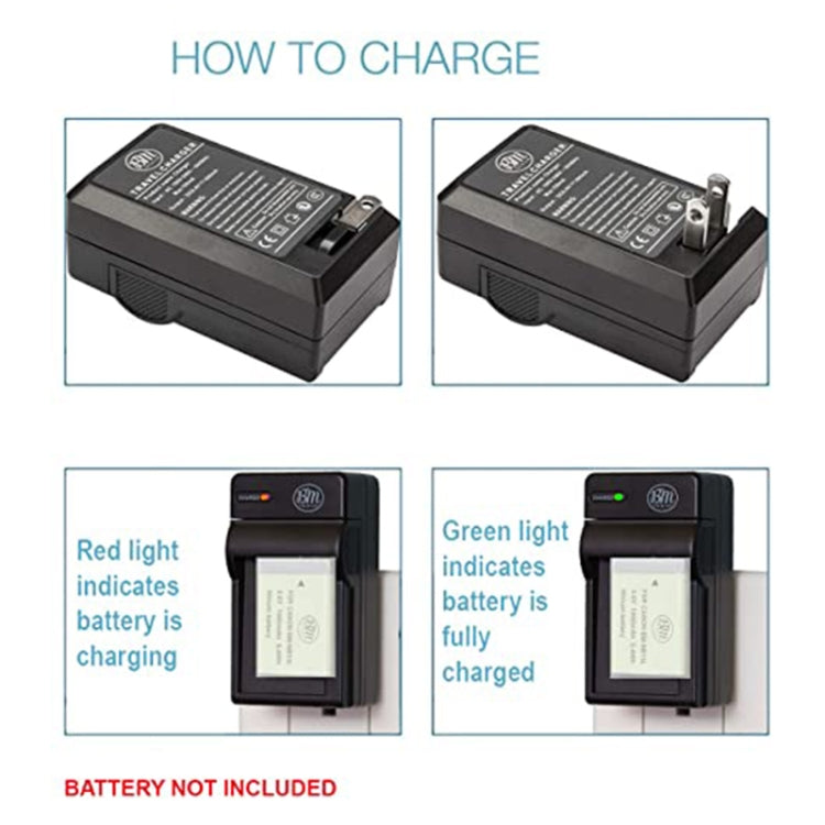 2 in 1 Digital Camera Battery Charger for Panasonic VBD1/ VBD2, SONY F550/ F750/ F960...(Black) - free shipping - PMC TechLife - Order now!