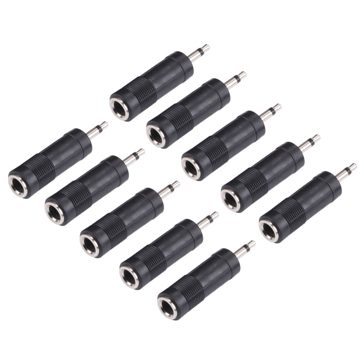 3.5mm Male to 6.35mm Female Mono Sound Converters Adapters (100 Pcs in One Package, the Price is for 100 Pcs) - Connectors & Terminals by PMC TechLife | Online Shopping South Africa | PMC TechLife