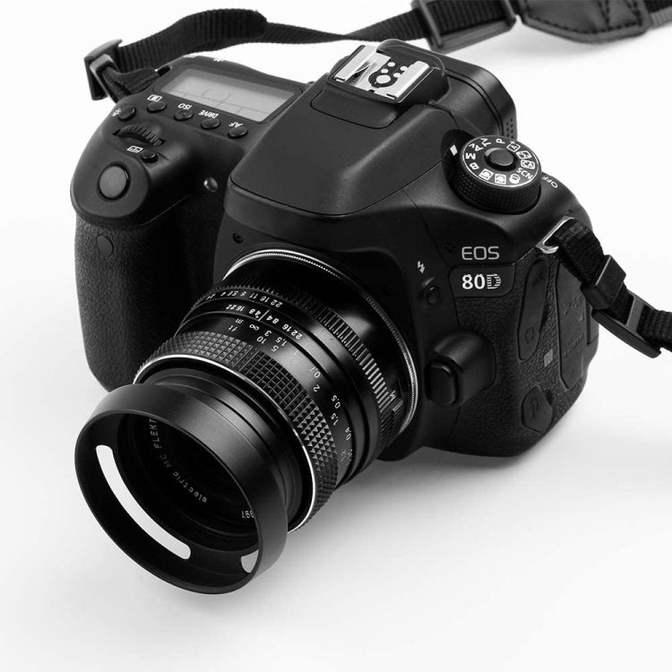 37mm Metal Vented Lens Hood for Leica(Black) - Lens Hood by PMC TechLife | Online Shopping South Africa | PMC TechLife