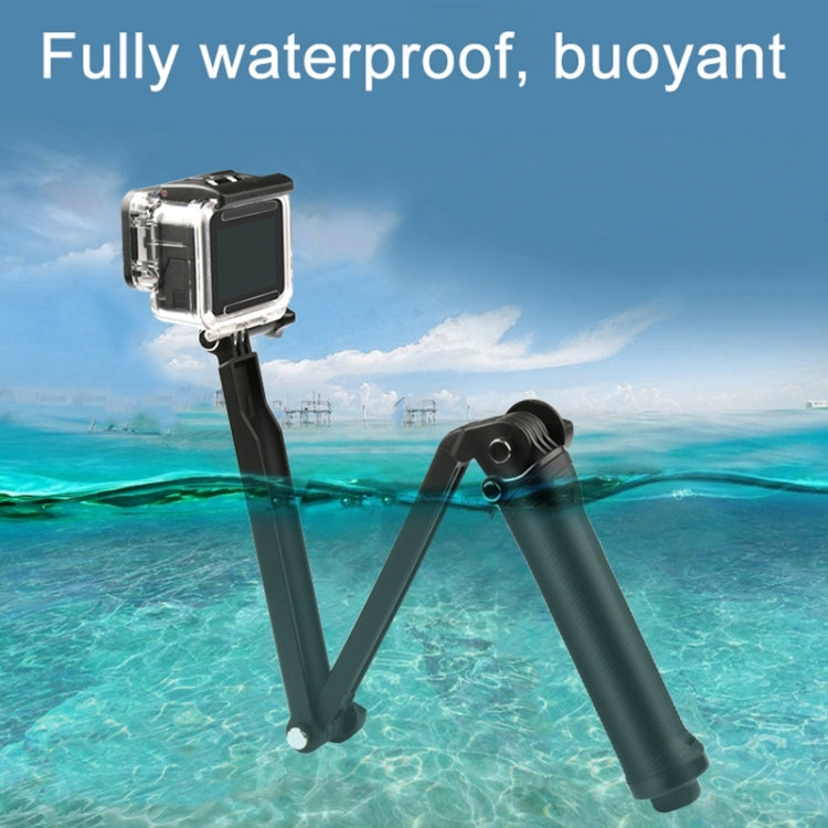 3-Way Monopod + Tripod + Grip Super Portable Magic Mount Selfie Stick for GoPro Hero12 Black / Hero11 /10 /9 /8 /7 /6 /5, Insta360 Ace / Ace Pro, DJI Osmo Action 4 and Other Action Cameras, Length of Extension: 20-62cm - Extendable Pole by PMC TechLife | Online Shopping South Africa | PMC TechLife | Buy Now Pay Later Mobicred