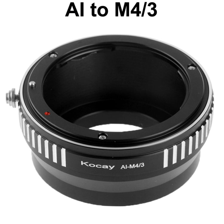 AI Lens to M4/3 Lens Mount Stepping Ring(Black) - Stepping Ring by PMC TechLife | Online Shopping South Africa | PMC TechLife | Buy Now Pay Later Mobicred