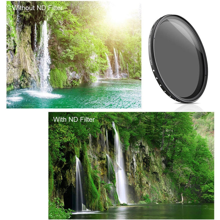 62mm ND Fader Neutral Density Adjustable Variable Filter ND2 to ND400 Filter(Black) - free shipping - PMC TechLife - Order now!