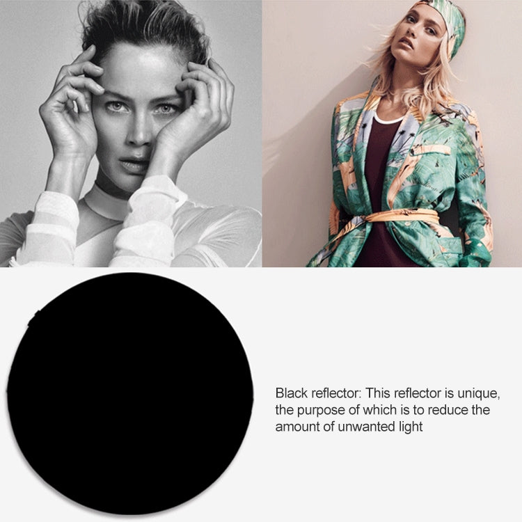 5 in 1 (Silver / Translucent / Gold / White / Black) Folding Reflector Board (80cm) - free shipping - PMC TechLife - Order now!