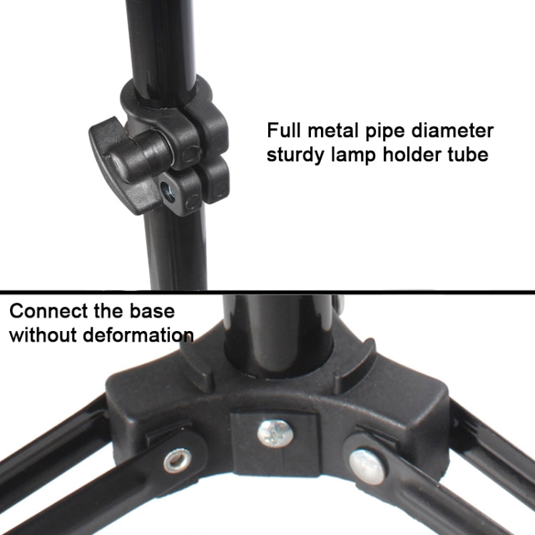 68cm-200cm Height Professional Photography Aluminum Lighting Stand for Studio Flash Light(Black) - free shipping - PMC TechLife - Order now!