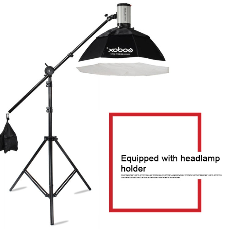 68cm-200cm Height Professional Photography Aluminum Lighting Stand for Studio Flash Light(Black) - free shipping - PMC TechLife - Order now!