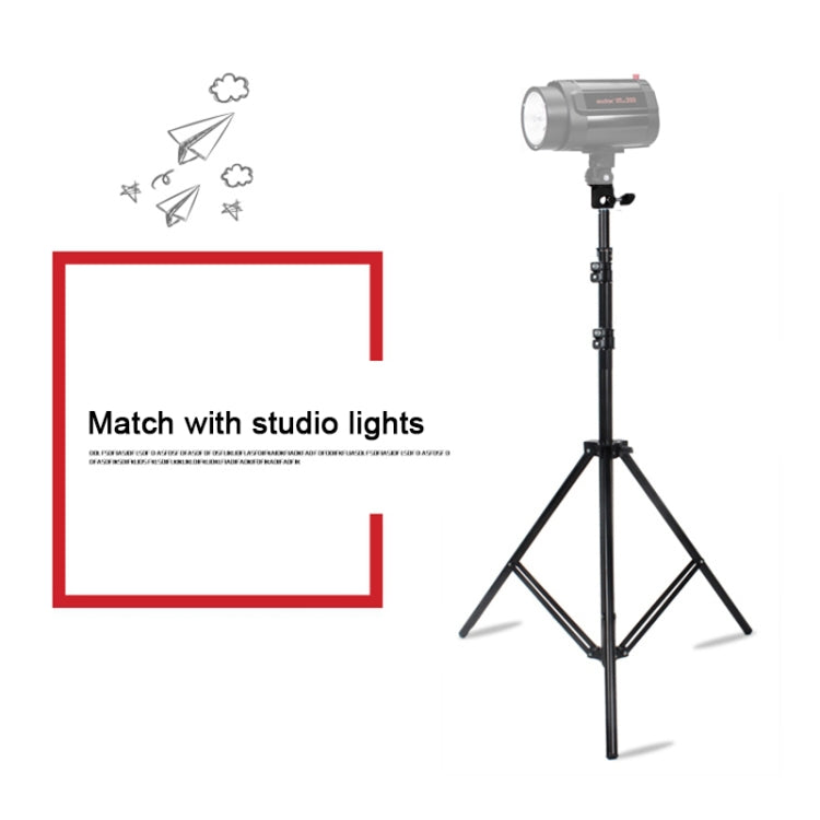 68cm-200cm Height Professional Photography Aluminum Lighting Stand for Studio Flash Light(Black) - free shipping - PMC TechLife - Order now!