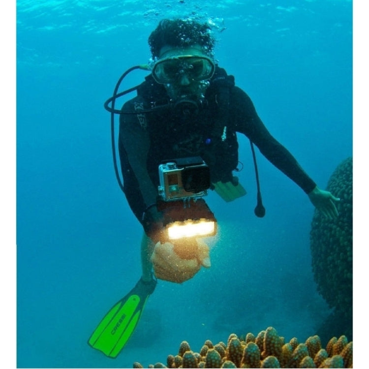 30M Waterproof Video Light 3 Modes Flashlight with Base Mount & Screw for GoPro, Insta360, DJI and Other Action Cameras - free shipping - PMC TechLife - Order now!