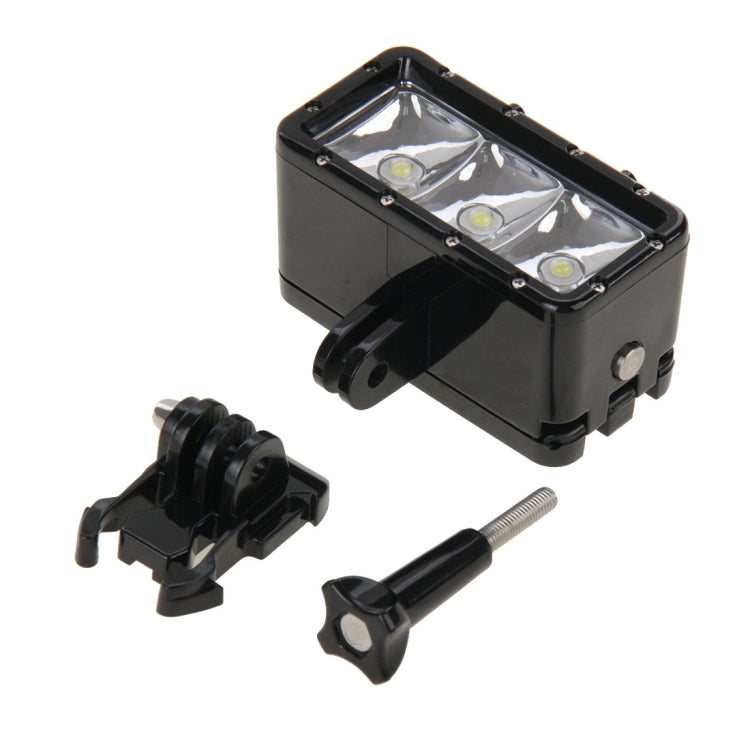 30M Waterproof Video Light 3 Modes Flashlight with Base Mount & Screw for GoPro, Insta360, DJI and Other Action Cameras - free shipping - PMC TechLife - Order now!