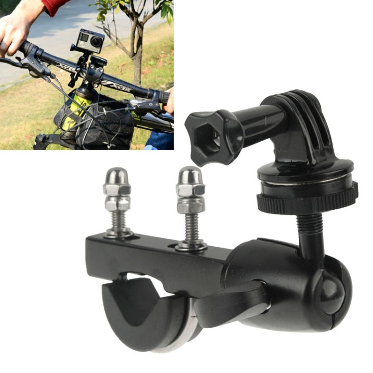 Handlebar Seatpost Big Pole Mount Bike Moto Bicycle Clamp with Tripod Mount Adapter & Screw for GoPro, Insta360, DJI and Other Action Cameras - Bicycle Handlebar Mount by PMC TechLife | Online Shopping South Africa | PMC TechLife | Buy Now Pay Later Mobicred