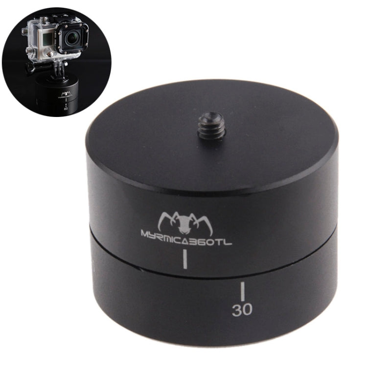 MYRMICA 360TL Time Lapse Pan and Tilt Head / 360 Degree Auto Rotation Camera Mount for  GoPro HERO9 Black /HERO8 Black /7 /6/ 5 /5 Session /4 /3+ /3 /2 /1(Black) - free shipping - PMC TechLife - Order now!