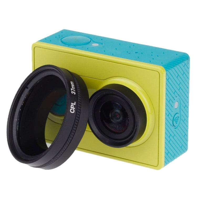 37mm CPL Filter Circular Polarizer Lens Filter with Cap for Xiaomi Xiaoyi 4K+ / 4K, Xiaoyi Lite, Xiaoyi Sport Camera - Lens Filter by PMC TechLife | Online Shopping South Africa | PMC TechLife | Buy Now Pay Later Mobicred