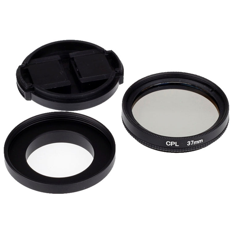 37mm CPL Filter Circular Polarizer Lens Filter with Cap for Xiaomi Xiaoyi 4K+ / 4K, Xiaoyi Lite, Xiaoyi Sport Camera - Lens Filter by PMC TechLife | Online Shopping South Africa | PMC TechLife | Buy Now Pay Later Mobicred