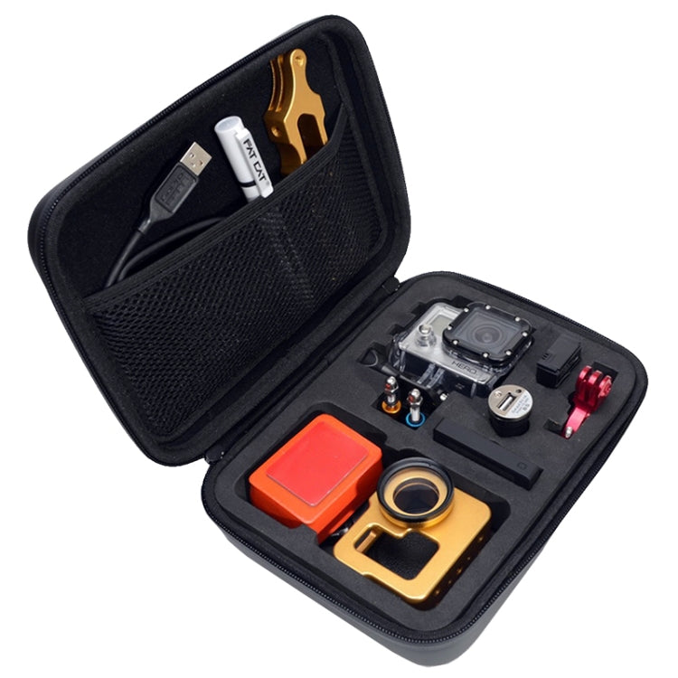 Shockproof Waterproof Portable Travel Case for GoPro, Insta360, DJI and Other Action Cameras Accessories, Size: 22cm x 16cm x 7cm - Carry Cases by PMC TechLife | Online Shopping South Africa | PMC TechLife | Buy Now Pay Later Mobicred