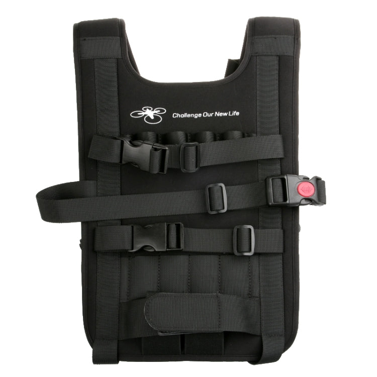 Shoulder Backpack Carry Case Multipurpose Bag Neck Strap Belt for Dji Phantom 3 / 2 / 1 / Vision+, Carry Available for Quadcopter, Remote Controller, Battery, Propellers(Black) -  by PMC TechLife | Online Shopping South Africa | PMC TechLife | Buy Now Pay Later Mobicred