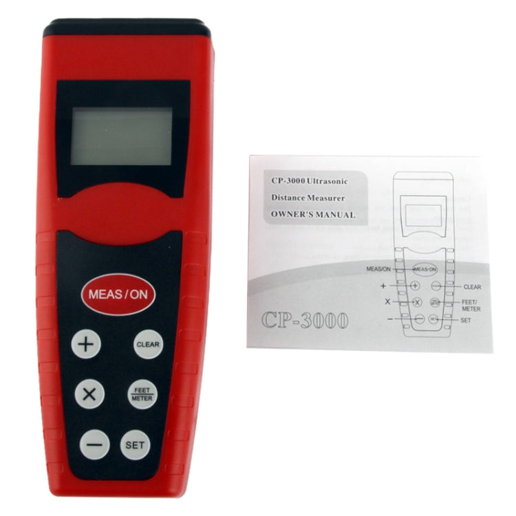 Ultrasonic Distance Measure Measurer with Laser Pointer, Range: 0.5-18m (CP-3000) - Laser Rangefinder by PMC TechLife | Online Shopping South Africa | PMC TechLife | Buy Now Pay Later Mobicred
