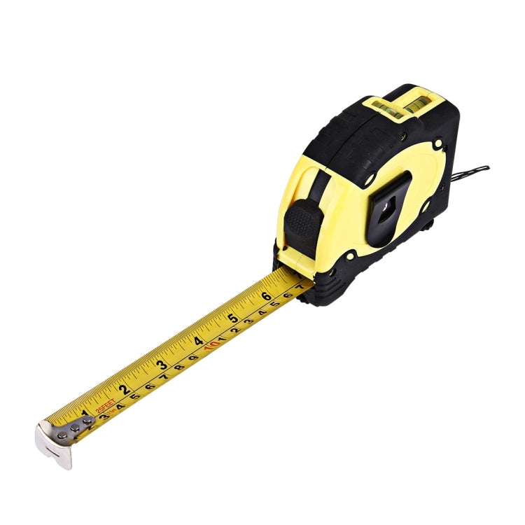 Laser Level with Tape Measure Pro (25 feet) & Belt Clip / Can be Attached to Tripod(Yellow) - Laser Rangefinder by PMC TechLife | Online Shopping South Africa | PMC TechLife | Buy Now Pay Later Mobicred