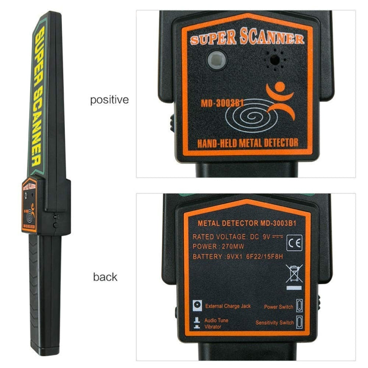 TS90 Hand-held Security Metal Detector, Detection Distance: 60mm - Metal Detector by PMC TechLife | Online Shopping South Africa | PMC TechLife | Buy Now Pay Later Mobicred