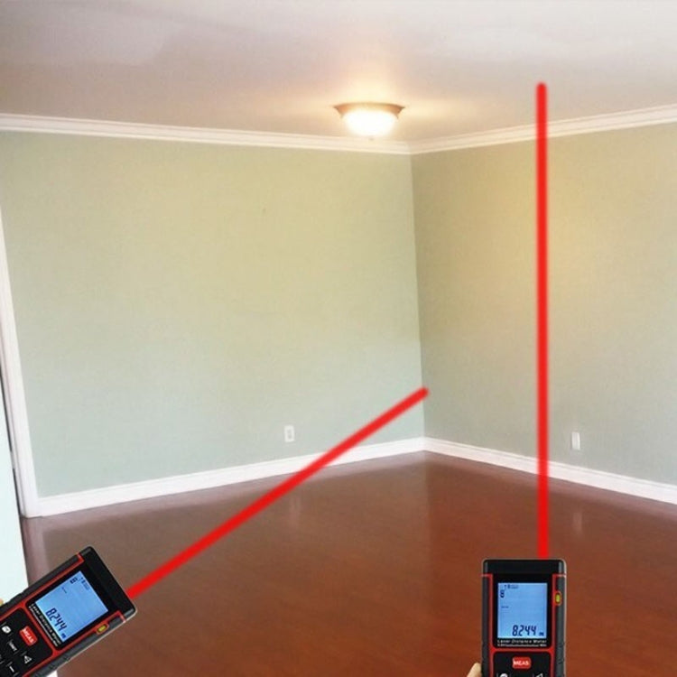 RZ-A60 1.9 inch LCD 60m Hand-held Laser Distance Meter with Level Bubble - Laser Rangefinder by PMC TechLife | Online Shopping South Africa | PMC TechLife | Buy Now Pay Later Mobicred