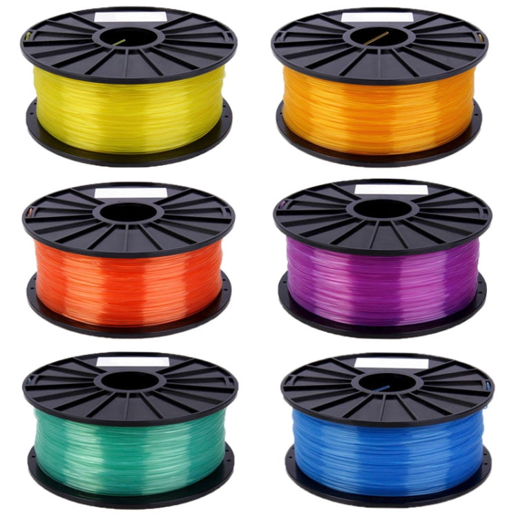 PLA 1.75 mm Transparent 3D Printer Filaments(Orange) - Consumables by PMC TechLife | Online Shopping South Africa | PMC TechLife | Buy Now Pay Later Mobicred