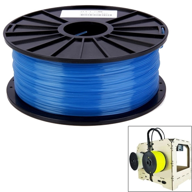 PLA 3.0 mm Transparent 3D Printer Filaments, about 115m(Blue) - Consumables by PMC TechLife | Online Shopping South Africa | PMC TechLife | Buy Now Pay Later Mobicred