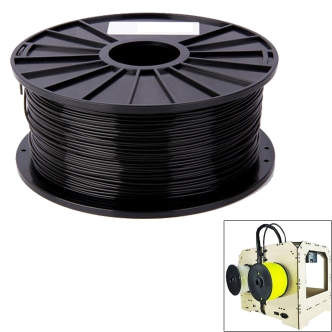 ABS 1.75 mm Color Series 3D Printer Filaments, about 395m(Black) - Consumables by PMC TechLife | Online Shopping South Africa | PMC TechLife | Buy Now Pay Later Mobicred
