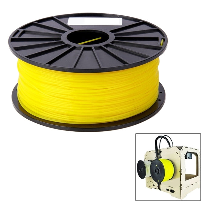 ABS 1.75 mm Color Series 3D Printer Filaments, about 395m(Yellow) - Consumables by PMC TechLife | Online Shopping South Africa | PMC TechLife | Buy Now Pay Later Mobicred