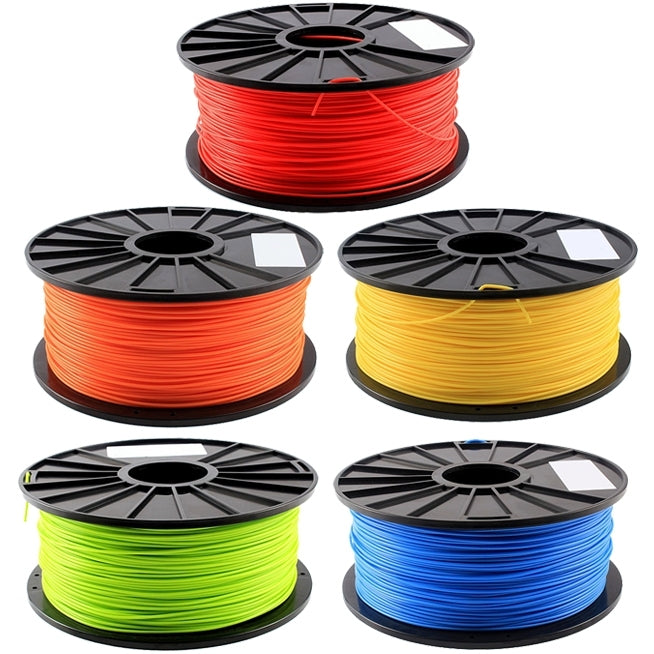 PLA 1.75 mm Fluorescent 3D Printer Filaments, about 345m(Yellow) - Consumables by PMC TechLife | Online Shopping South Africa | PMC TechLife | Buy Now Pay Later Mobicred