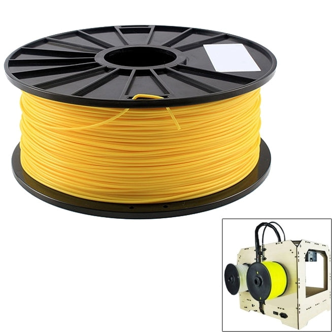 PLA 3.0 mm Fluorescent 3D Printer Filaments, about 115m(Yellow) - Consumables by PMC TechLife | Online Shopping South Africa | PMC TechLife | Buy Now Pay Later Mobicred