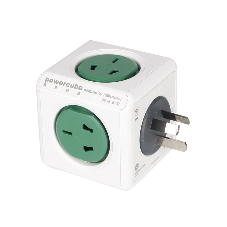 PowerCube 10A Universal Wall Adapter Power Socket with 5 US / AU Sockets for Home Office, AU Plug, Random Color Delivery - Extension Socket by PMC TechLife | Online Shopping South Africa | PMC TechLife | Buy Now Pay Later Mobicred