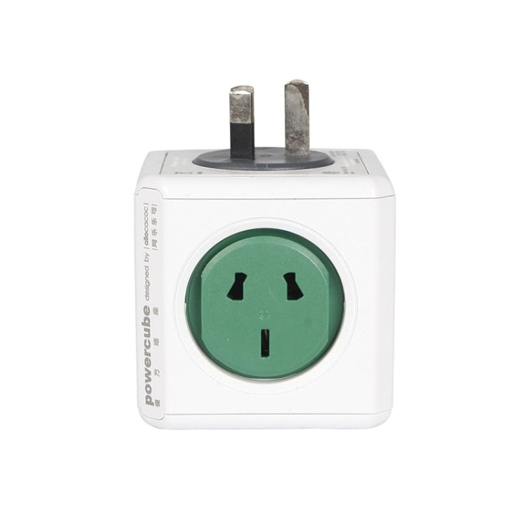 PowerCube 10A Universal Wall Adapter Power Socket with 5 US / AU Sockets for Home Office, AU Plug, Random Color Delivery - Extension Socket by PMC TechLife | Online Shopping South Africa | PMC TechLife | Buy Now Pay Later Mobicred