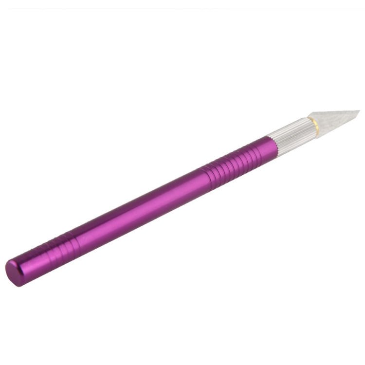 WLXY-9310, WLXY Tool Precision Knife with Replaceable Blade for Mat Carving / Scoring / Trimming, OAL: 145mm, Size: 121mm x 6mm Diameter(Purple) - Burin &Cutting Knife by WLXY | Online Shopping South Africa | PMc TechLife | Buy Now Pay Later Mobicred
