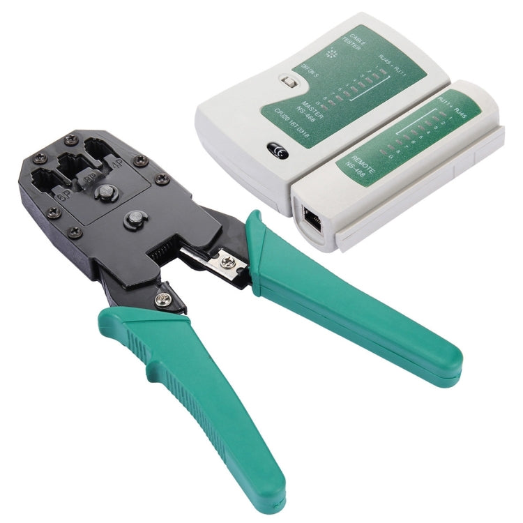 5 in 1 RJ45 Crimping Crimper Stripper Punch Down RJ11 Cat5 Cat6 Wire Line Detector Ethernet Network Cable Tester Tools Kits - Lan Cable and Tools by PMC Jewellery | Online Shopping South Africa | PMC Jewellery | Buy Now Pay Later Mobicred