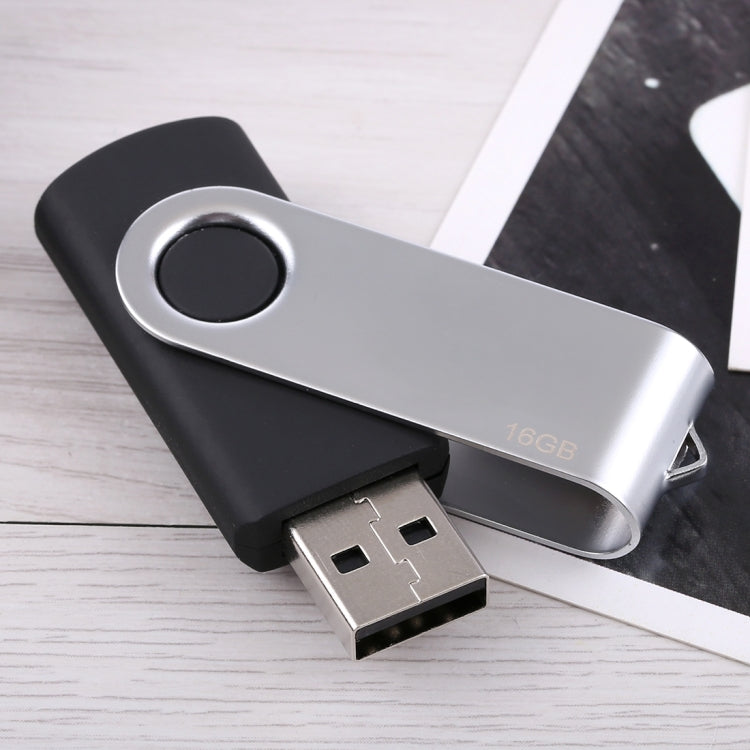 16GB Twister USB 2.0 Flash Disk(Black) - USB Flash Drives by PMc TechLife | Online Shopping South Africa | PMc TechLife | Buy Now Pay Later Mobicred