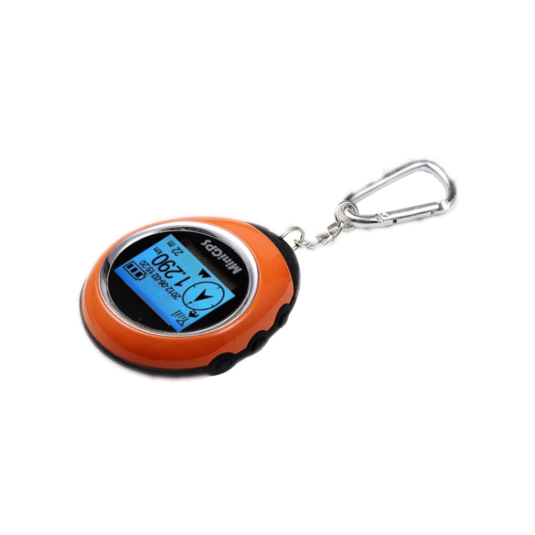 Keychain Handheld Mini GPS Navigation USB Rechargeable Location Finder Tracker for Outdoor Travel Climbing(Orange) - Personal Tracker by PMC TechLife | Online Shopping South Africa | PMC TechLife | Buy Now Pay Later Mobicred