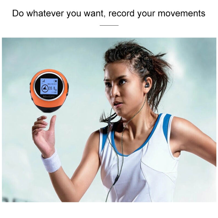 Keychain Handheld Mini GPS Navigation USB Rechargeable Location Finder Tracker for Outdoor Travel Climbing(Orange) - Personal Tracker by PMC TechLife | Online Shopping South Africa | PMC TechLife | Buy Now Pay Later Mobicred
