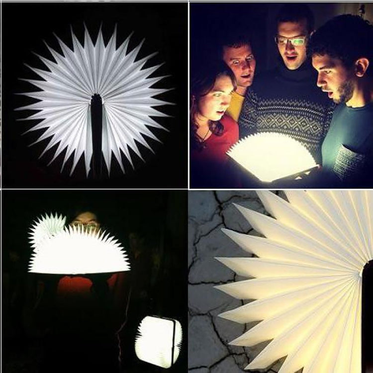 Creative LED Flip Origami Book Lamp Nightlights, Warm White Light + White Light, FS-LED01 500 lumens - Night Lights by PMc TechLife | Online Shopping South Africa | PMc TechLife | Buy Now Pay Later Mobicred