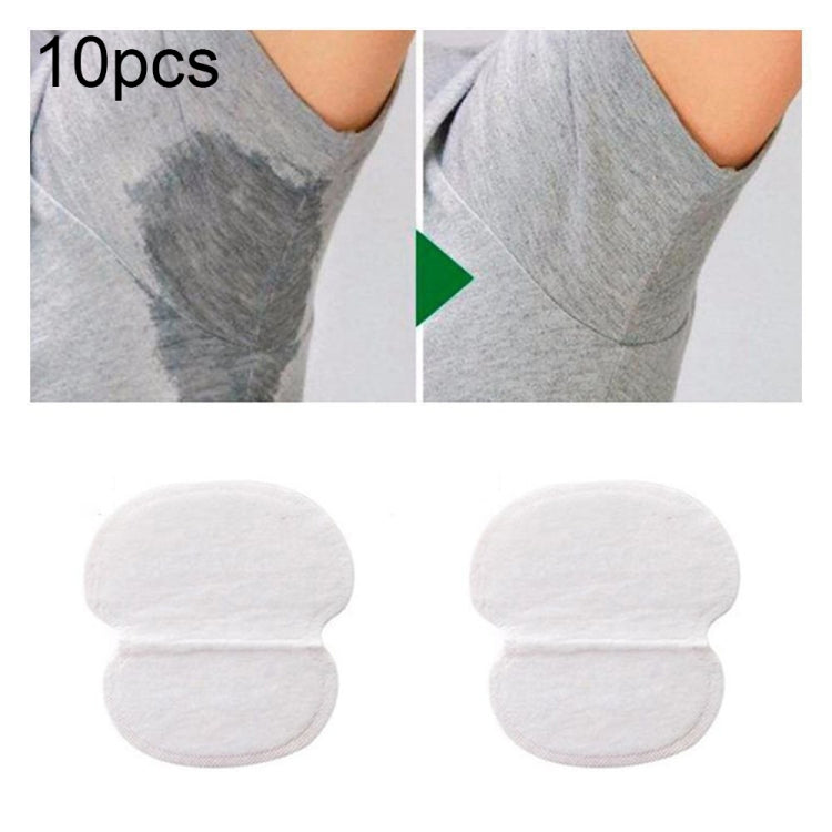 10pcs Disposable Self-adhesive Armpit Cotton Sweat Pads Underarm Absorbents(White) - free shipping - PMC TechLife - Order now!