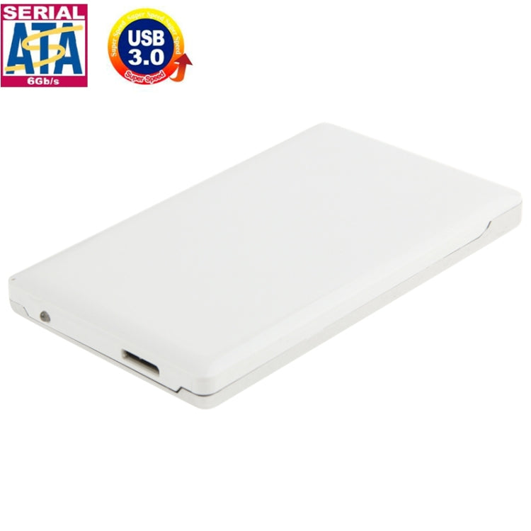 High Speed 2.5 inch HDD SATA & IDE External Case, Support USB 3.0(White) - HDD Enclosure by PMC Jewellery | Online Shopping South Africa | PMC Jewellery | Buy Now Pay Later Mobicred