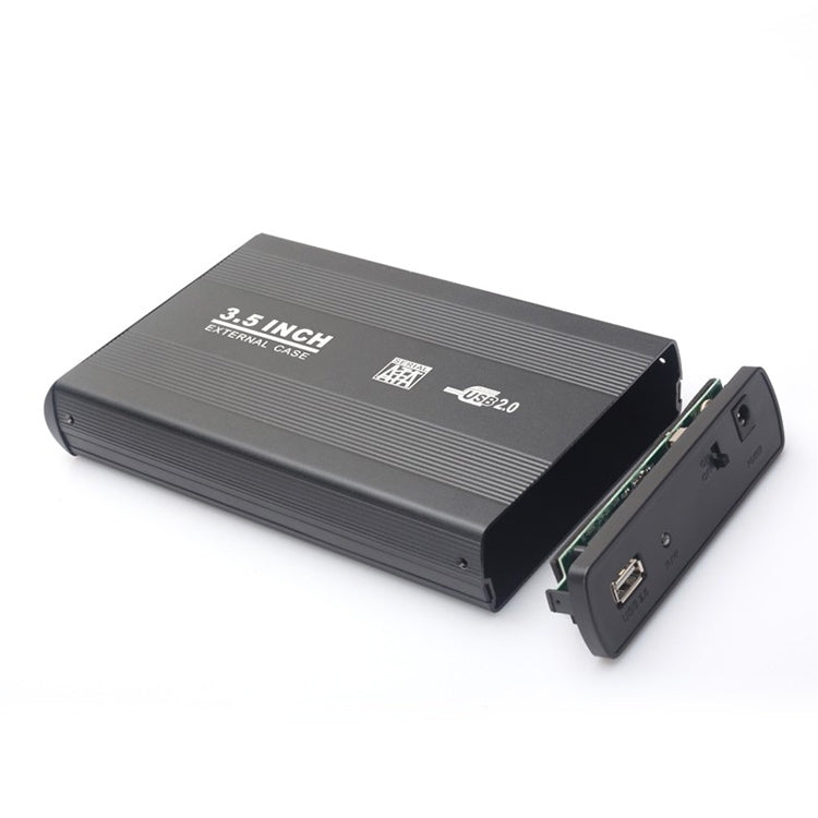 3.5 inch HDD SATA External Case, Support USB 2.0(Silver) - free shipping - PMC Jewellery - Order now!